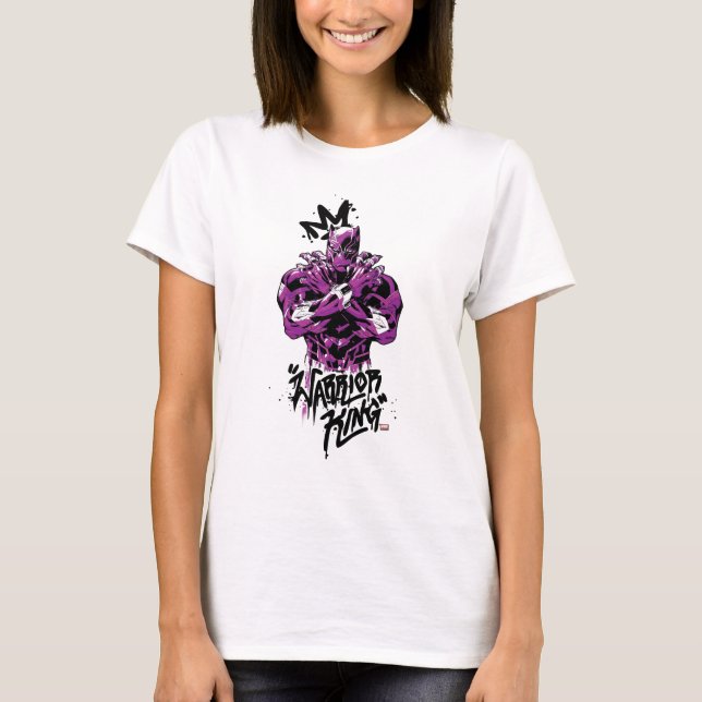 Avengers Classics | Black Panther Warrior King T-Shirt (Front)