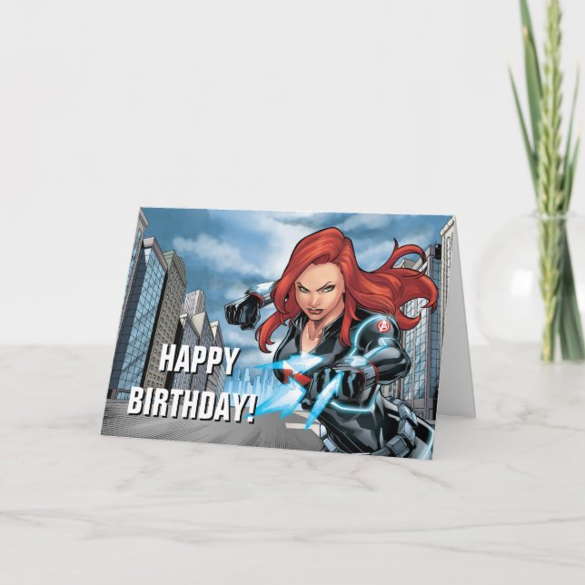 Avengers Classics | Black Widow Attack Card (Front)