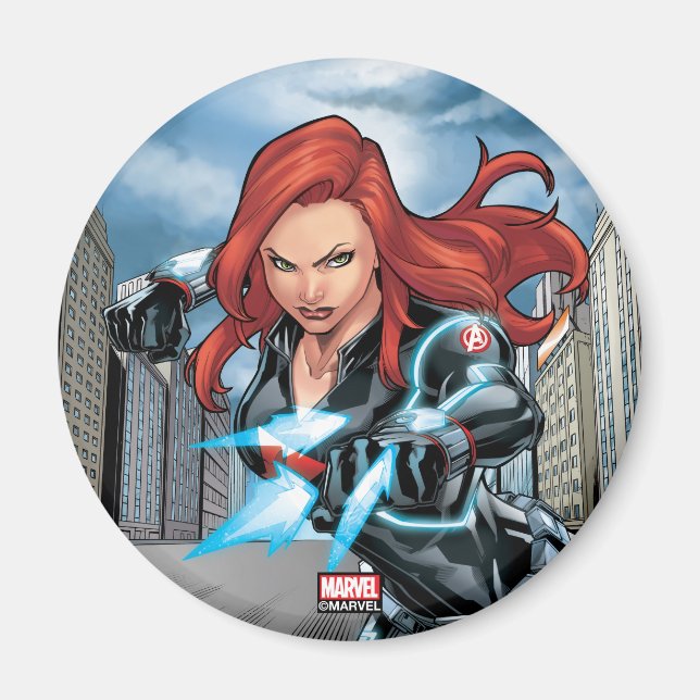 Avengers Classics | Black Widow Attack Magnet (Front)