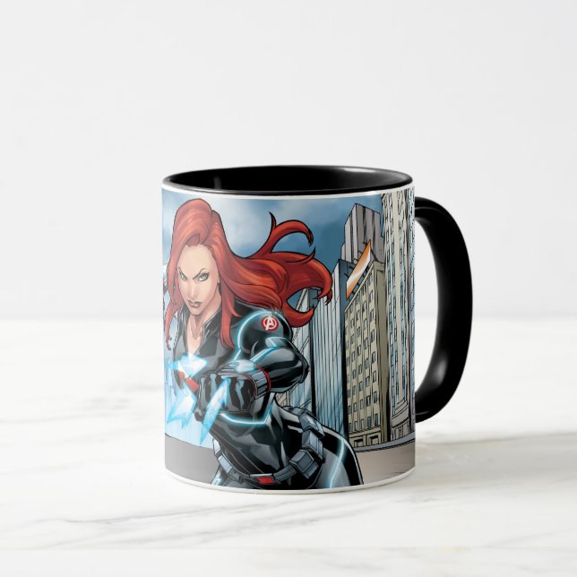 Avengers Classics | Black Widow Attack Mug (Front Right)