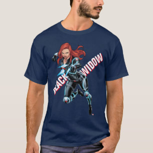 Avengers Classics Black Widow Attack T-Shirt