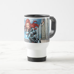 Avengers Classics   Black Widow Attack Travel Mug