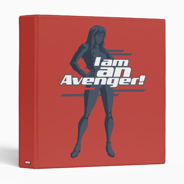 Avengers Classics | Black Widow "I Am" Graphic Binder (Front/Spine)