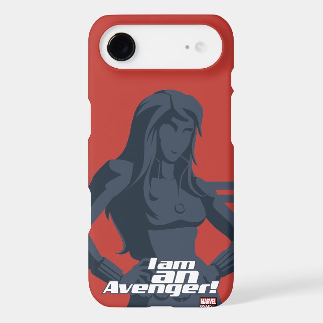 Avengers Classics | Black Widow "I Am" Graphic Case-Mate Samsung Galaxy Case (Back)