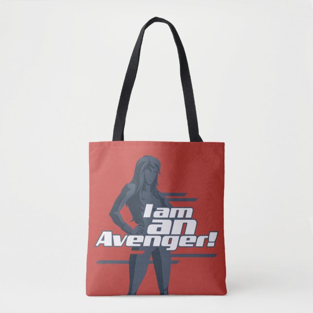 Avengers Classics | Black Widow "I Am" Graphic Tote Bag (Front)