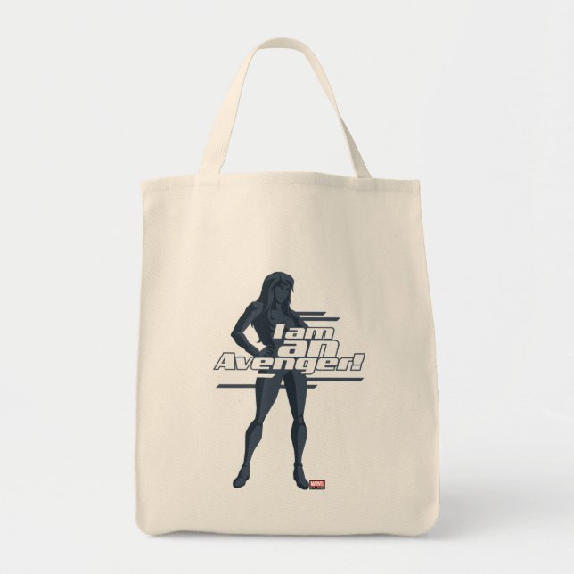 Avengers Classics | Black Widow "I Am" Graphic Tote Bag (Front)