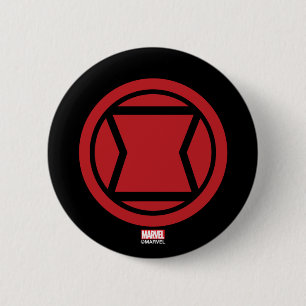 Avengers Classics   Black Widow Icon 2 Inch Round Button