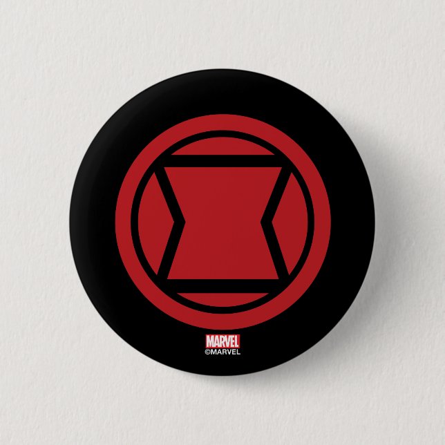 Avengers Classics | Black Widow Icon 2 Inch Round Button (Front)