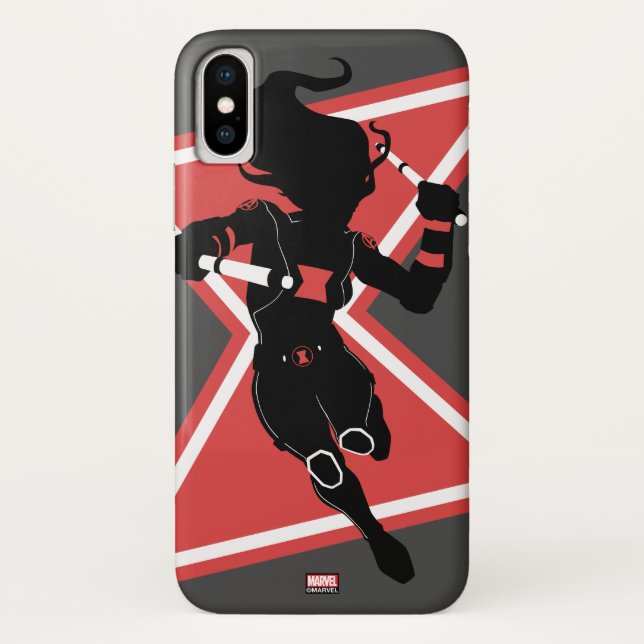 Avengers Classics | Black Widow Icon Graphic Case-Mate iPhone Case (Back)