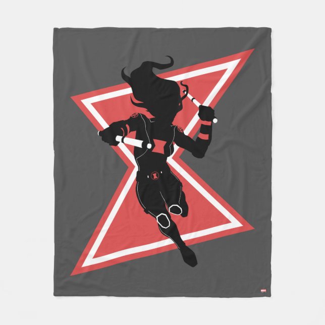 Avengers Classics | Black Widow Icon Graphic Fleece Blanket (Front)