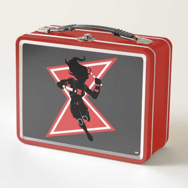 Avengers Classics | Black Widow Icon Graphic Metal Lunch Box (Front)
