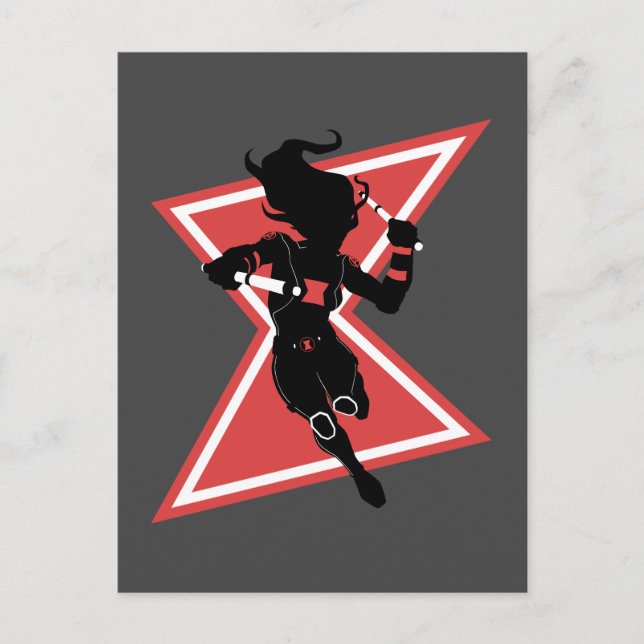 Avengers Classics | Black Widow Icon Graphic Postcard (Front)