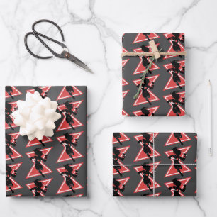 Avengers Classics   Black Widow Icon Graphic Wrapping Paper Sheet