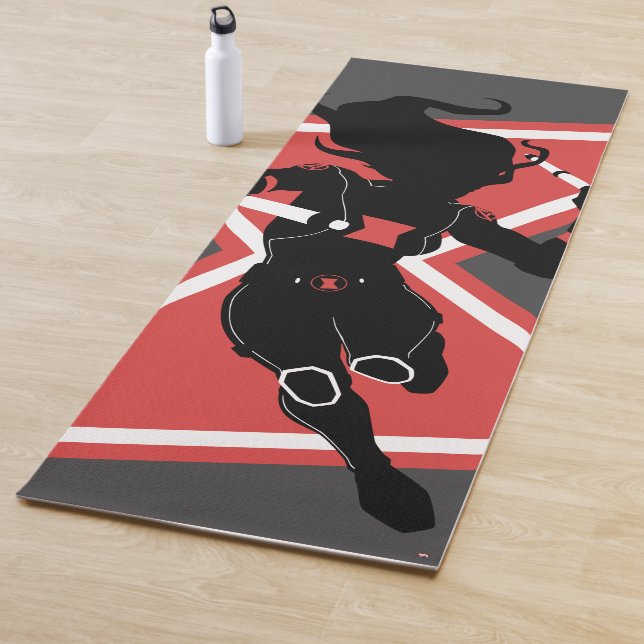 Avengers Classics | Black Widow Icon Graphic Yoga Mat (In Situ)