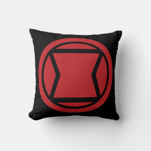 Avengers Classics   Black Widow Icon Throw Pillow