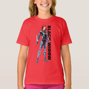 Avengers Classics   Black Widow Neon Glow T-Shirt