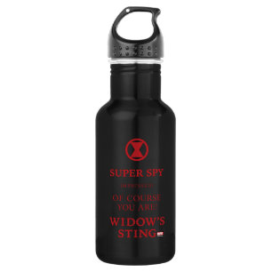 Avengers Classics   Black Widow Typography 532 Ml Water Bottle