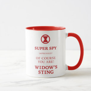 Avengers Classics   Black Widow Typography Mug