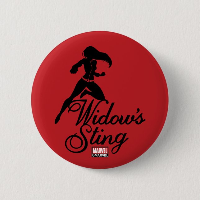Avengers Classics | Black Widow "Widow's Sting" 2 Inch Round Button (Front)
