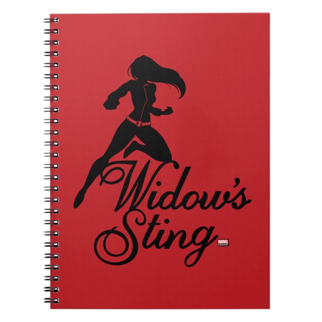 Avengers Classics | Black Widow "Widow's Sting" Notebook (Front)