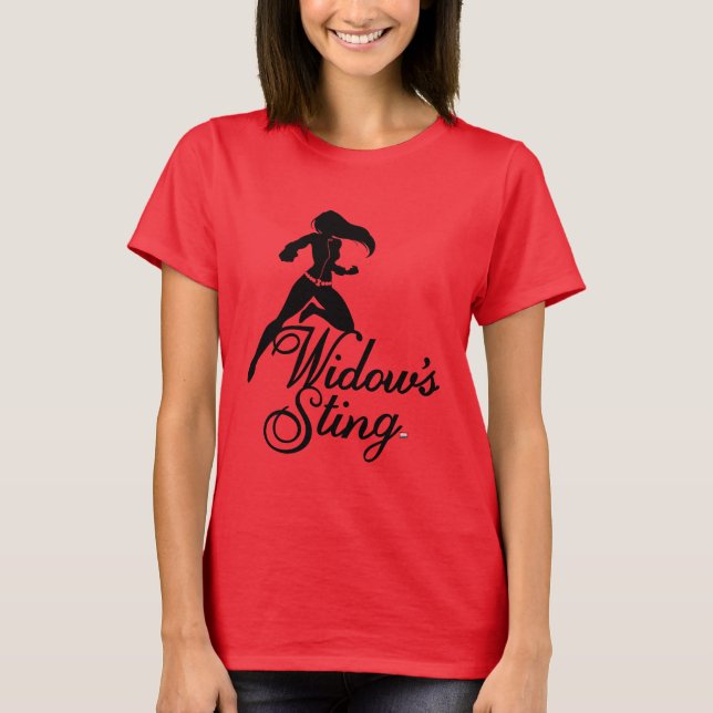 Avengers Classics | Black Widow "Widow's Sting" T-Shirt (Front)