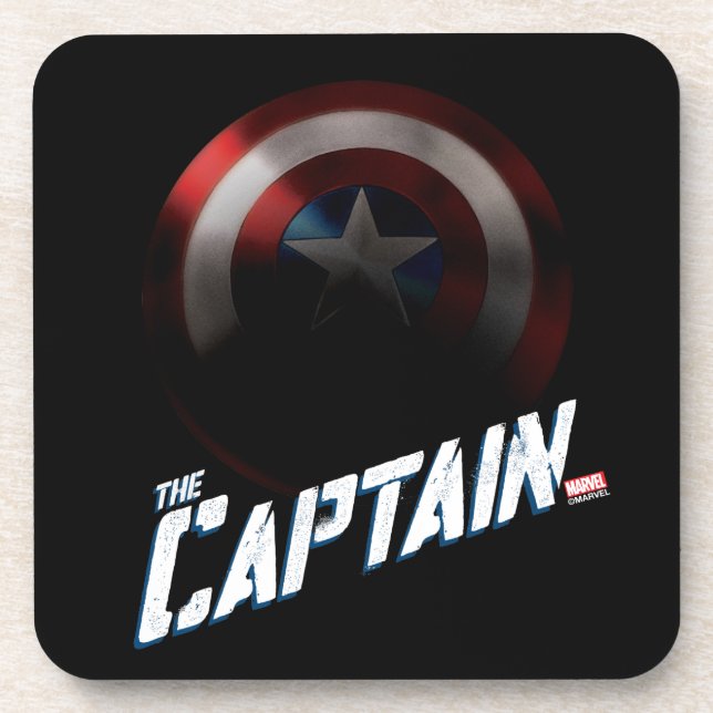 Avengers Classics | Captain America Bold Graphic Coaster (Front)