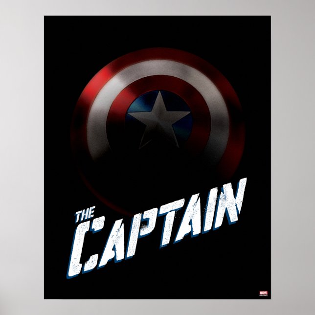 Avengers Classics | Captain America Bold Graphic Poster (Front)