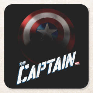 Avengers Classics   Captain America Bold Graphic Square Paper Coaster