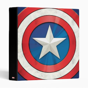 Avengers Classics   Captain America Brushed Shield Binder