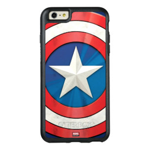 Avengers Classics   Captain America Brushed Shield OtterBox iPhone 6/6s Plus Case