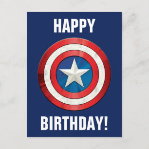 Avengers Classics   Captain America Brushed Shield Postcard