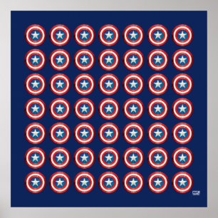 Avengers Classics   Captain America Brushed Shield Poster