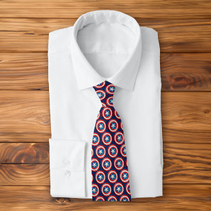 Avengers Classics Captain America Brushed Shield Tie