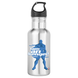 Avengers Classics Captain America "I Am" Art 532 Ml Water Bottle