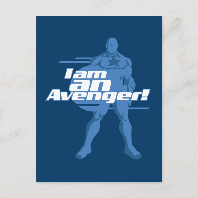 Avengers Classics | Captain America "I Am" Art Postcard (Front)