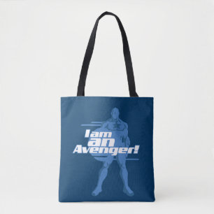 Avengers Classics Captain America "I Am" Art Tote Bag