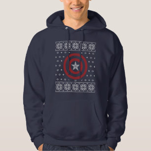 Avengers Classics   Captain America Knit Graphic Hoodie