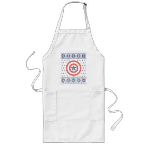 Avengers Classics   Captain America Knit Graphic Long Apron