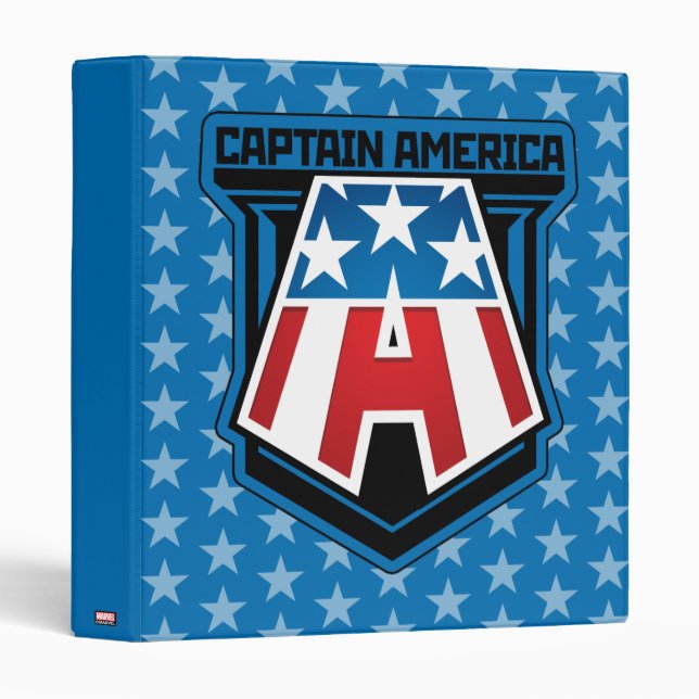 Avengers Classics | Captain America Patriotic Icon Binder (Front/Spine)