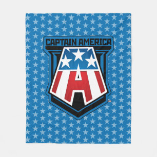 Avengers Classics   Captain America Patriotic Icon Fleece Blanket