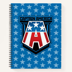 Avengers Classics   Captain America Patriotic Icon Notebook