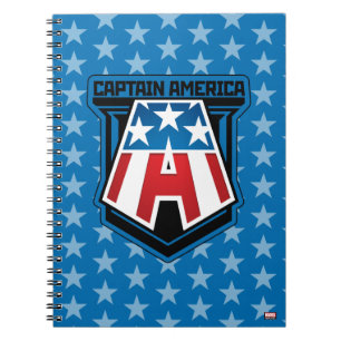 Avengers Classics   Captain America Patriotic Icon Notebook
