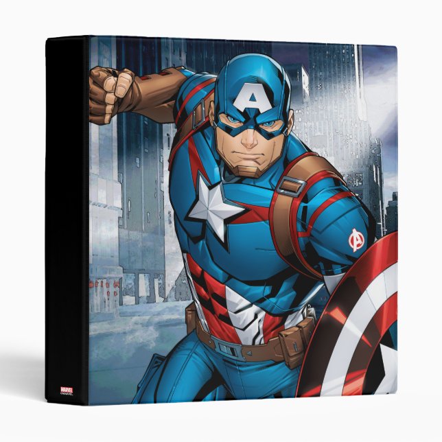 Avengers Classics | Captain America Runs Forward Binder (Front/Spine)