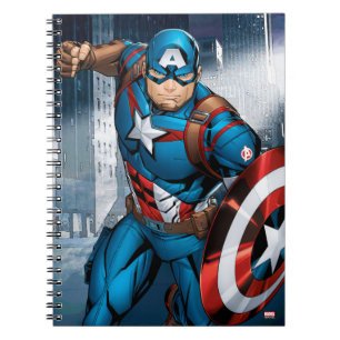 Avengers Classics   Captain America Runs Forward Notebook