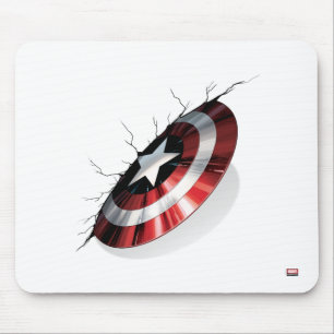 Avengers Classics Captain America Shield Struck Mouse Pad