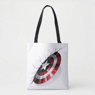Avengers Classics   Captain America Shield Struck Tote Bag