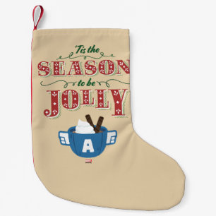 Avengers Classics Captain America 'Tis The Season Small Christmas Stocking