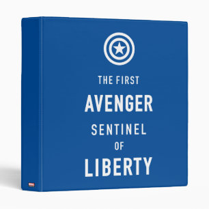 Avengers Classics   Captain America Typography Binder