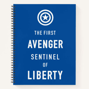 Avengers Classics   Captain America Typography Notebook