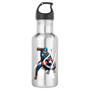 Avengers Classics Captain America With Stripes 532 Ml Water Bottle